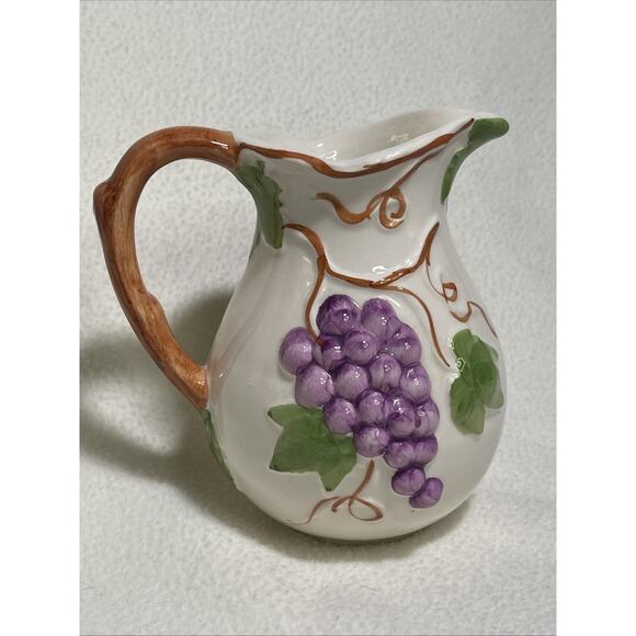 Andrea By Sadek Made in Portugal Grape Pitcher - Picture 1 of 6